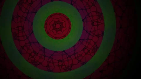 Colorful concentric circles pattern design. Stock Footage 335105419