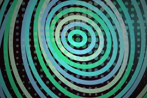 Colorful concentric circles pattern with vibrant shades Stock Photos