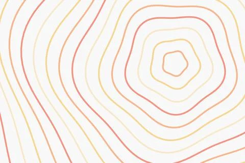 Colorful concentric circles pattern on white background Stock Photos
