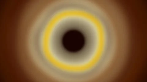 Colorful concentric circular rings pulse in a seamless loop Stock Footage 341070598