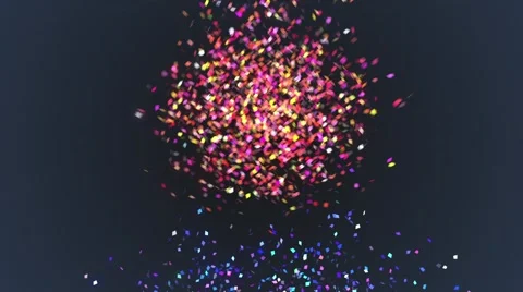 Colorful confetti background. Stock Footage 48364288