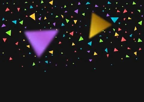 Colorful confetti background Stock Illustration