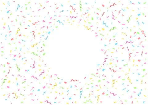Colorful confetti background Illustrazione stock
