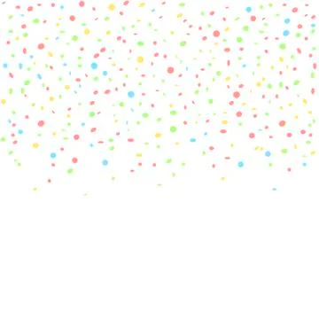 Colorful confetti background Stock Illustration