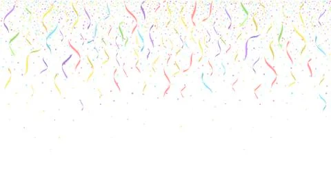 Colorful confetti background Stock Illustration