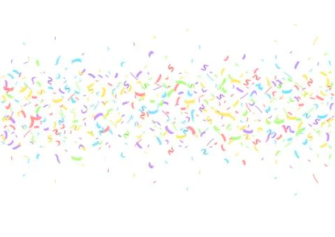 Colorful confetti background Stock Illustration