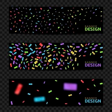 Colorful confetti background Stock Illustration