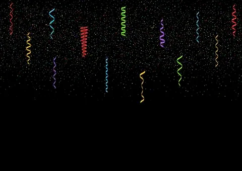 Colorful confetti background Stock Illustration