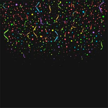 Colorful confetti background Stock Illustration