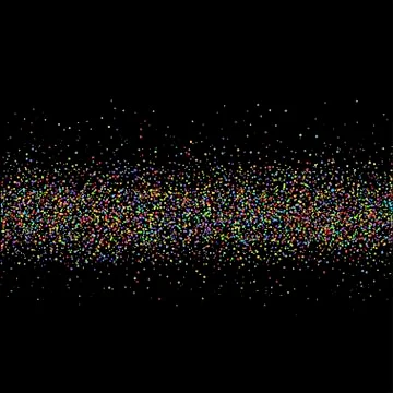 Colorful confetti background Stock Illustration