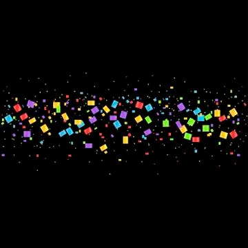 Colorful confetti background Stock Illustration