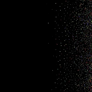 Colorful confetti background Illustrazione stock