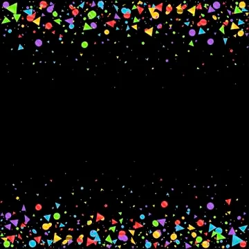 Colorful confetti background Stock Illustration