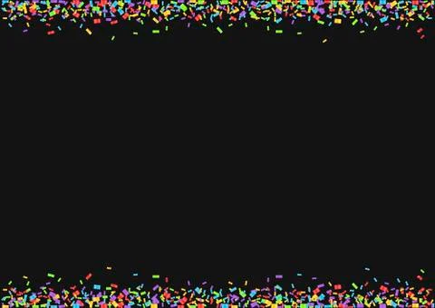 Colorful confetti background Stock Illustration