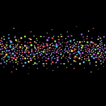 Colorful confetti background Stock Illustration