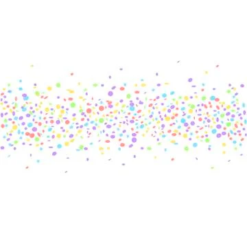 Colorful confetti background Stock Illustration
