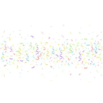 Colorful confetti background Illustrazione stock