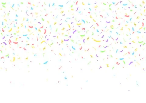 Colorful confetti background Stock Illustration