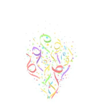 Colorful confetti background Stock Illustration