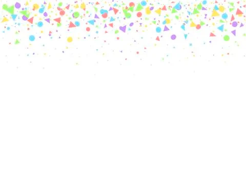 Colorful confetti background Stock Illustration