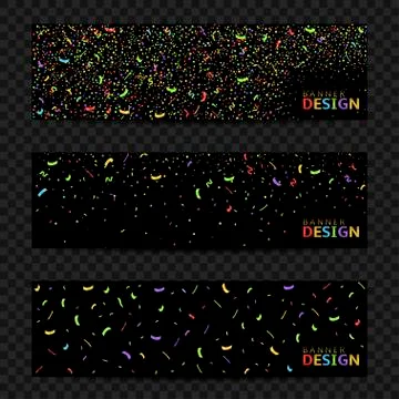 Colorful confetti background Stock Illustration