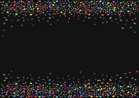 Colorful confetti background Stock Illustration