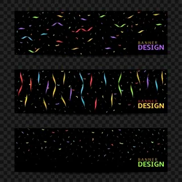 Colorful confetti background Illustrazione stock