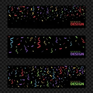 Colorful confetti background Illustrazione stock