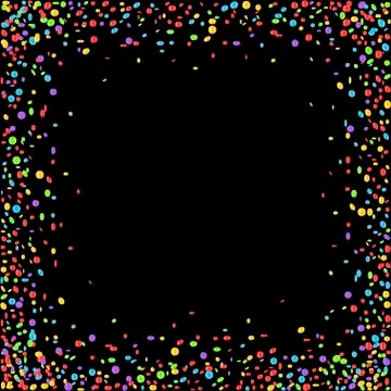 Colorful confetti background Stock Illustration