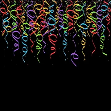 Colorful confetti background Stock Illustration