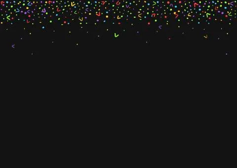 Colorful confetti background Stock Illustration