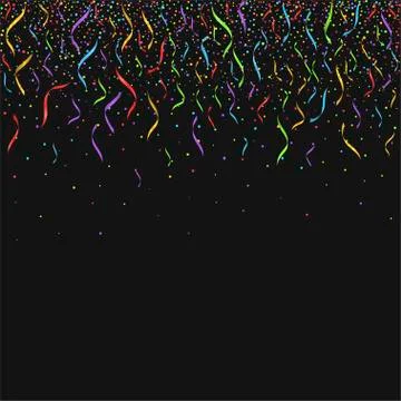 Colorful confetti background Stock Illustration
