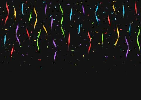 Colorful confetti background Stock Illustration