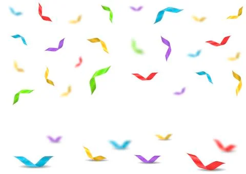 Colorful confetti background Stock Illustration