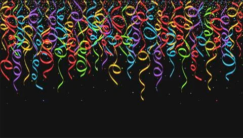 Colorful confetti background Stock Illustration