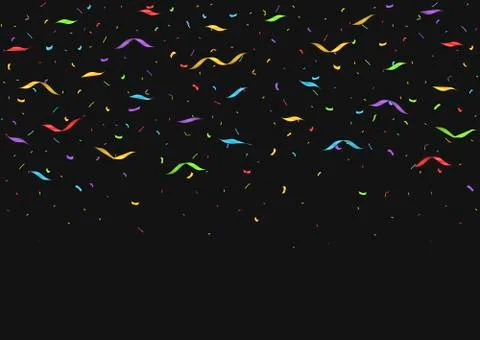 Colorful confetti background Stock Illustration