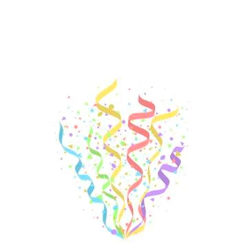 Colorful confetti background Illustrazione stock