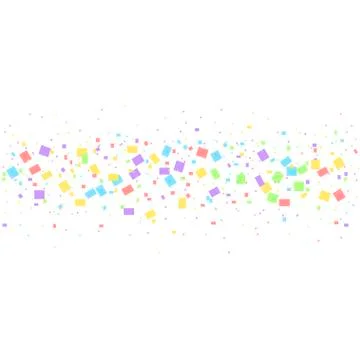 Colorful confetti background Stock Illustration