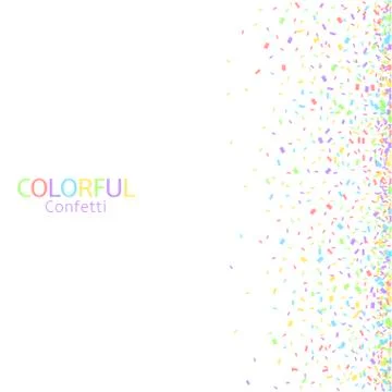 Colorful confetti background Illustrazione stock