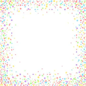 Colorful confetti background Stock Illustration