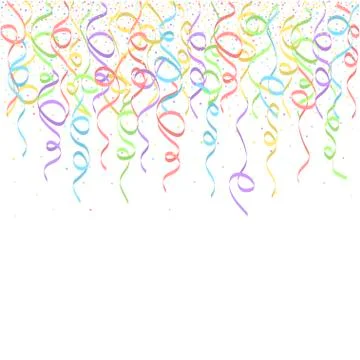 Colorful confetti background Stock Illustration