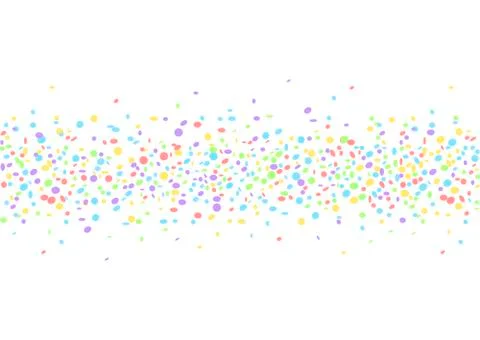 Colorful confetti background Stock Illustration