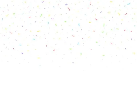 Colorful confetti background Stock Illustration