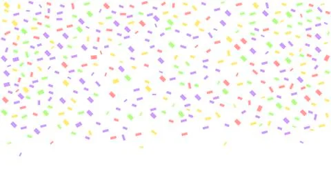 Colorful confetti background Stock Illustration