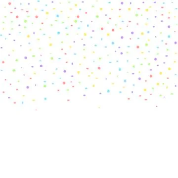 Colorful confetti background Illustrazione stock