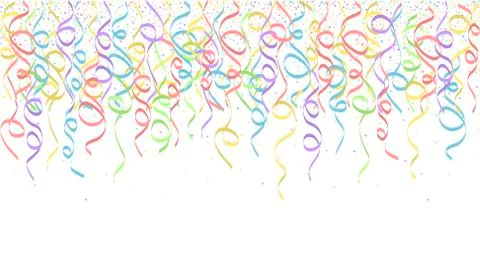 Colorful confetti background Stock Illustration