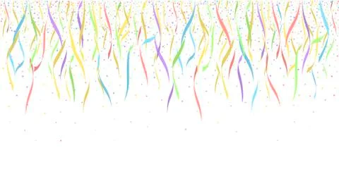 Colorful confetti background Stock Illustration