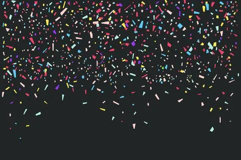Colorful confetti background Stock Illustration