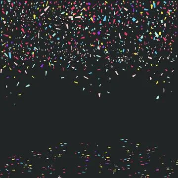Colorful confetti background Stock Illustration