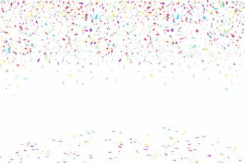 Colorful confetti background Stock Illustration